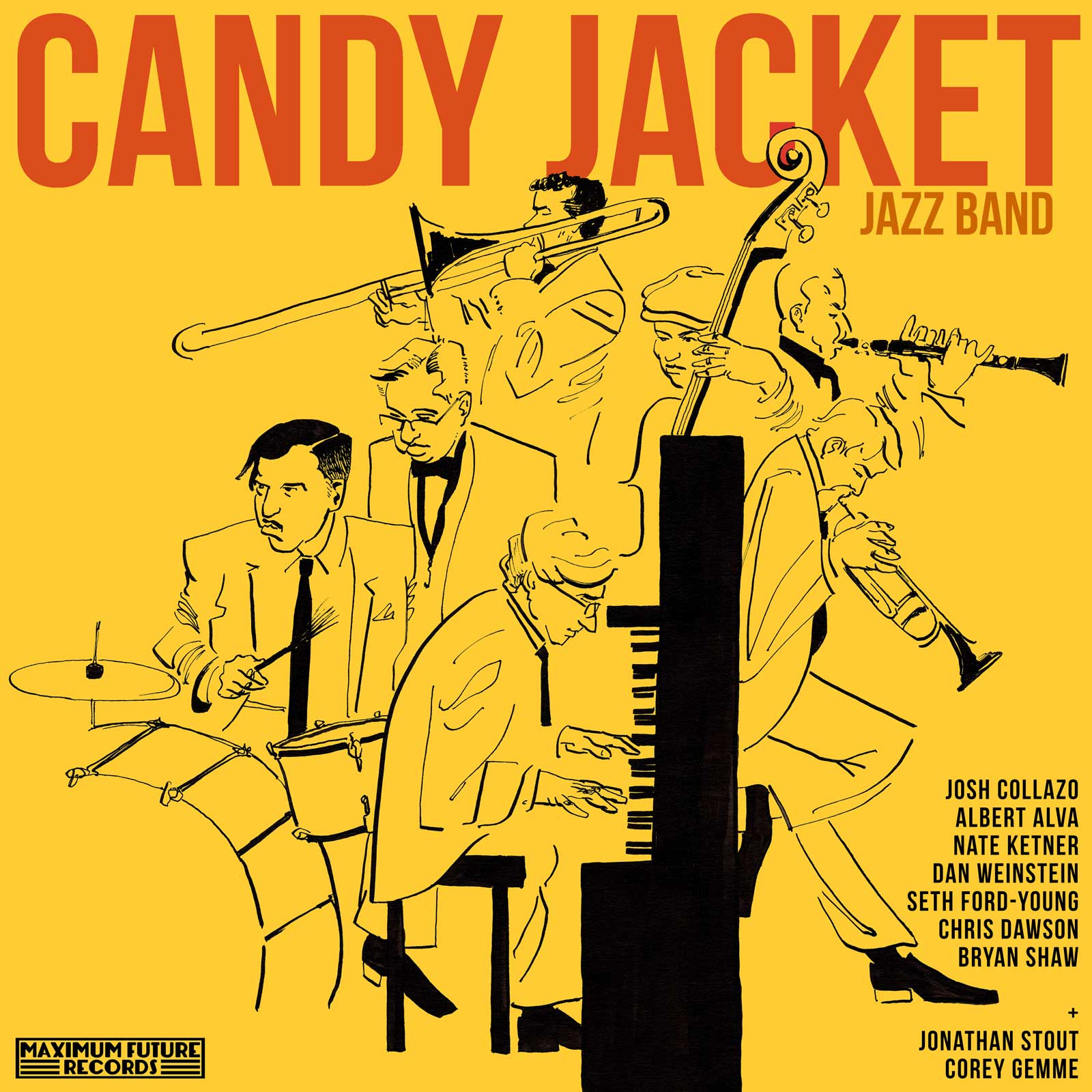 Candy Jacket Jazz Band Final Album CoverDesign