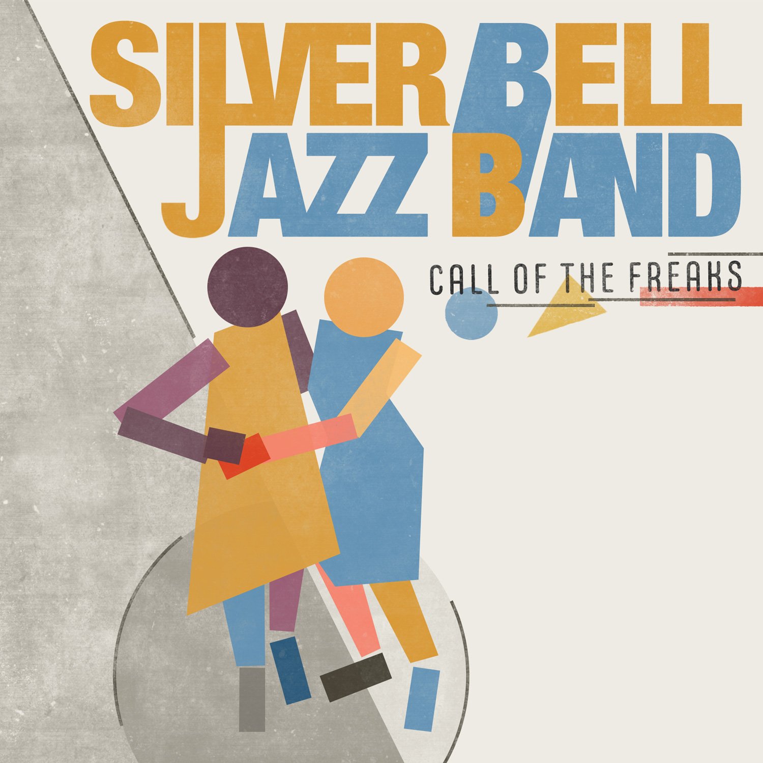 Call of the freaks Silver Bell Jazz Band album front cover design